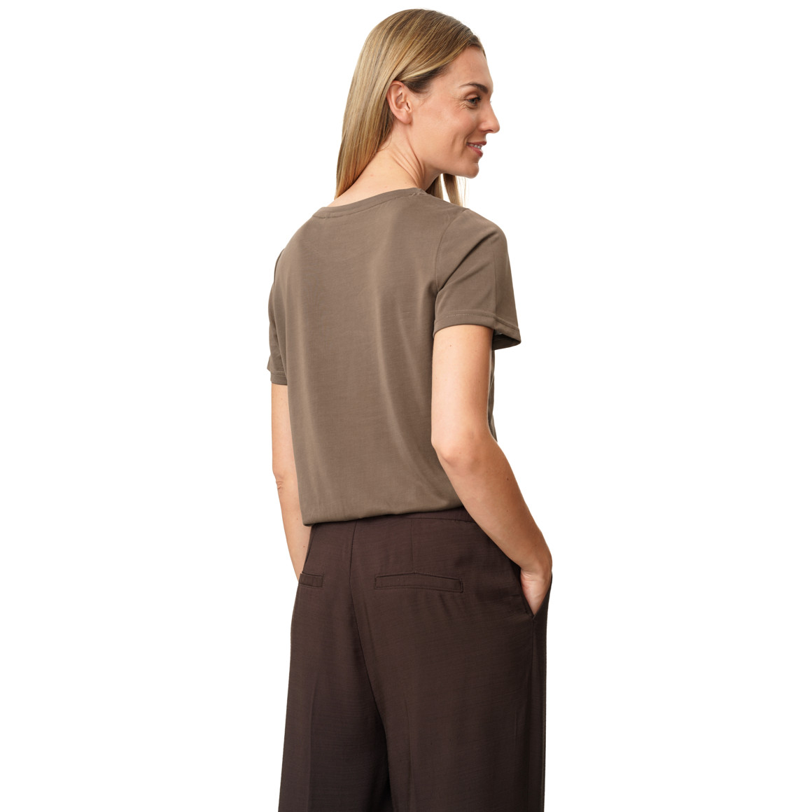 Damen T-Shirt im Basic-Look