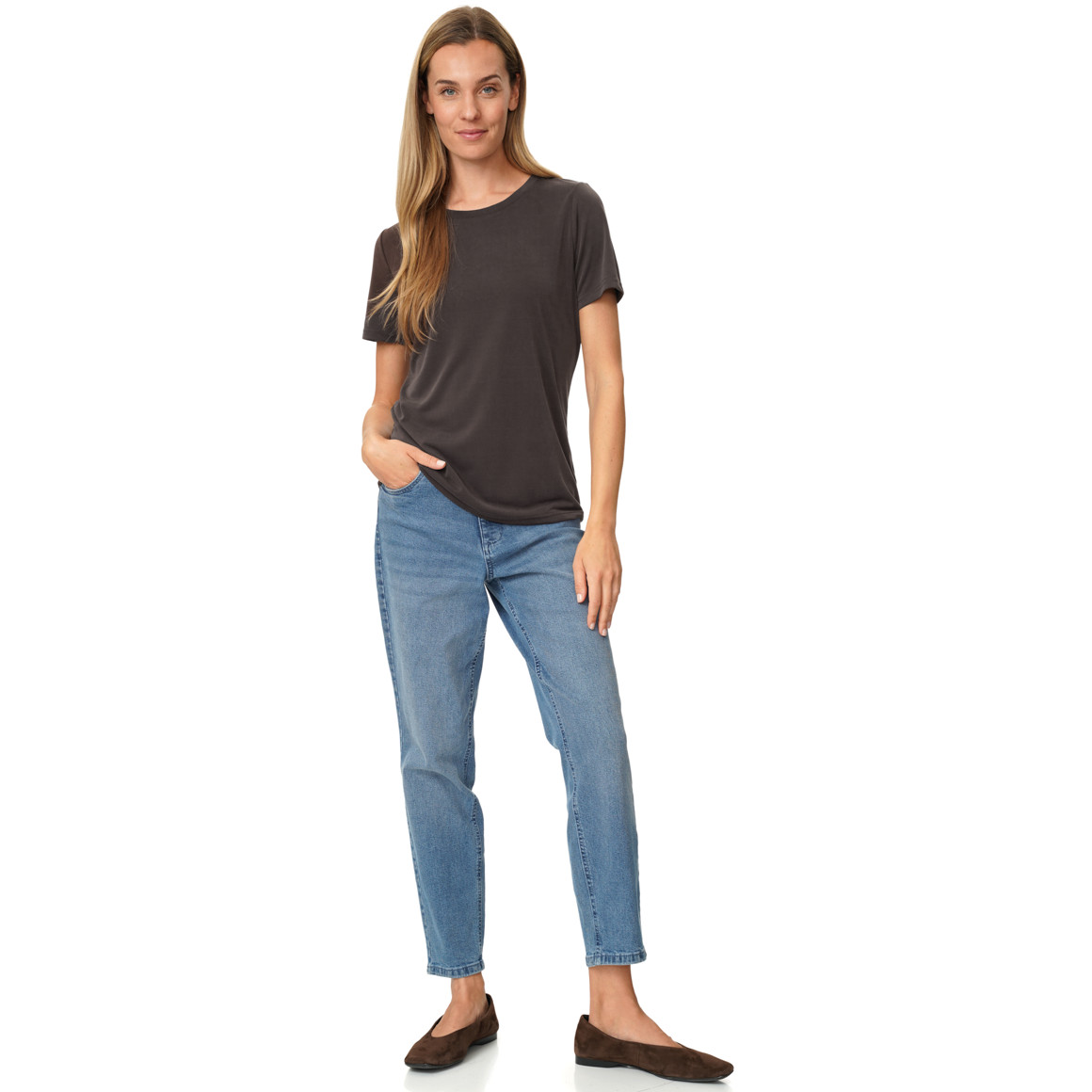 Damen T-Shirt im Basic-Look