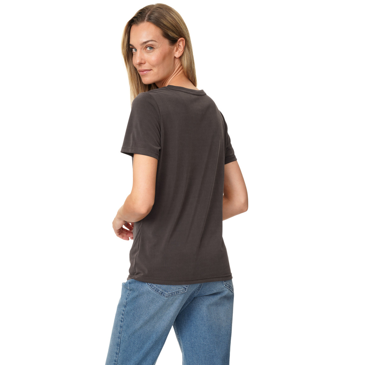 Damen T-Shirt im Basic-Look