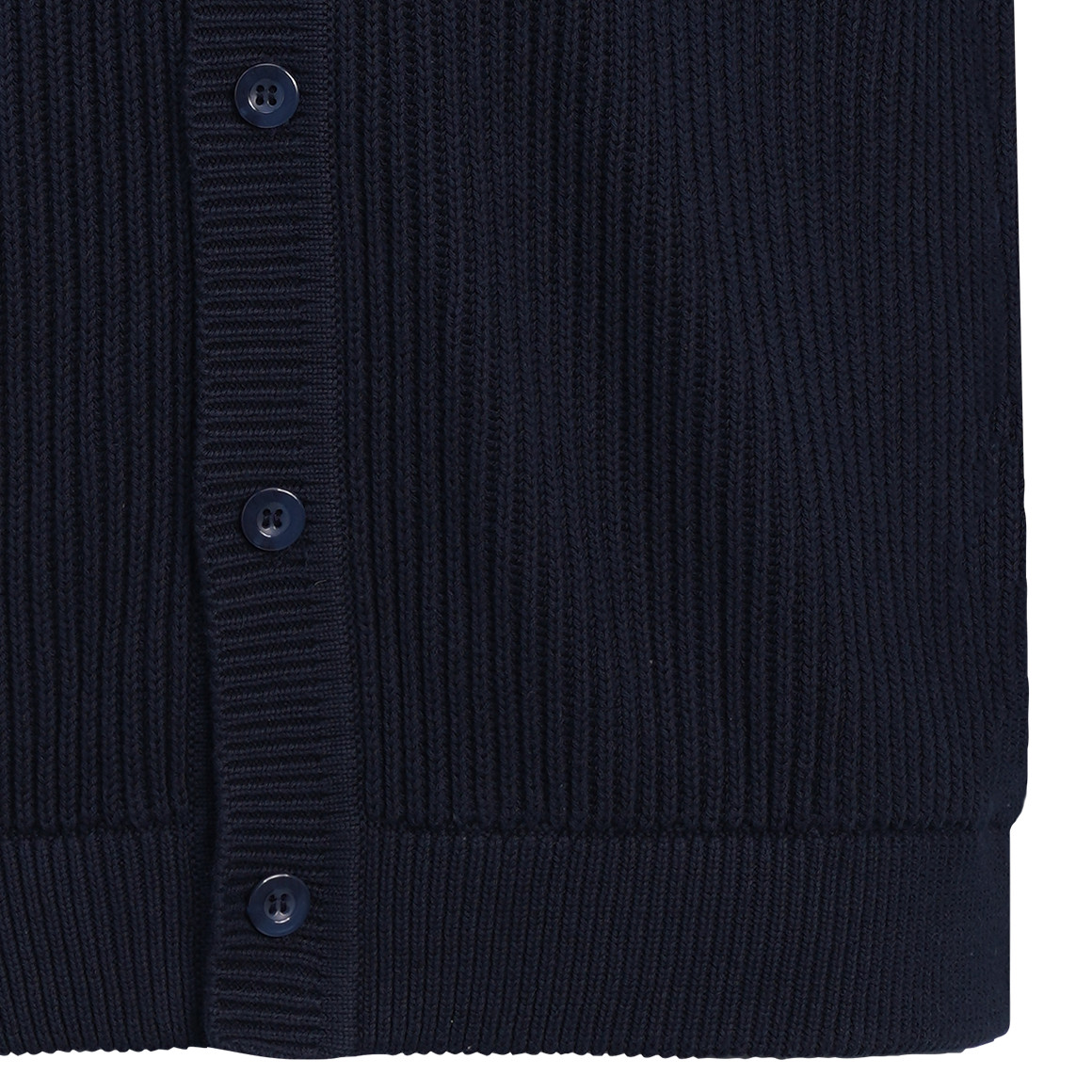 Herren Strickweste aus Rippstrick
