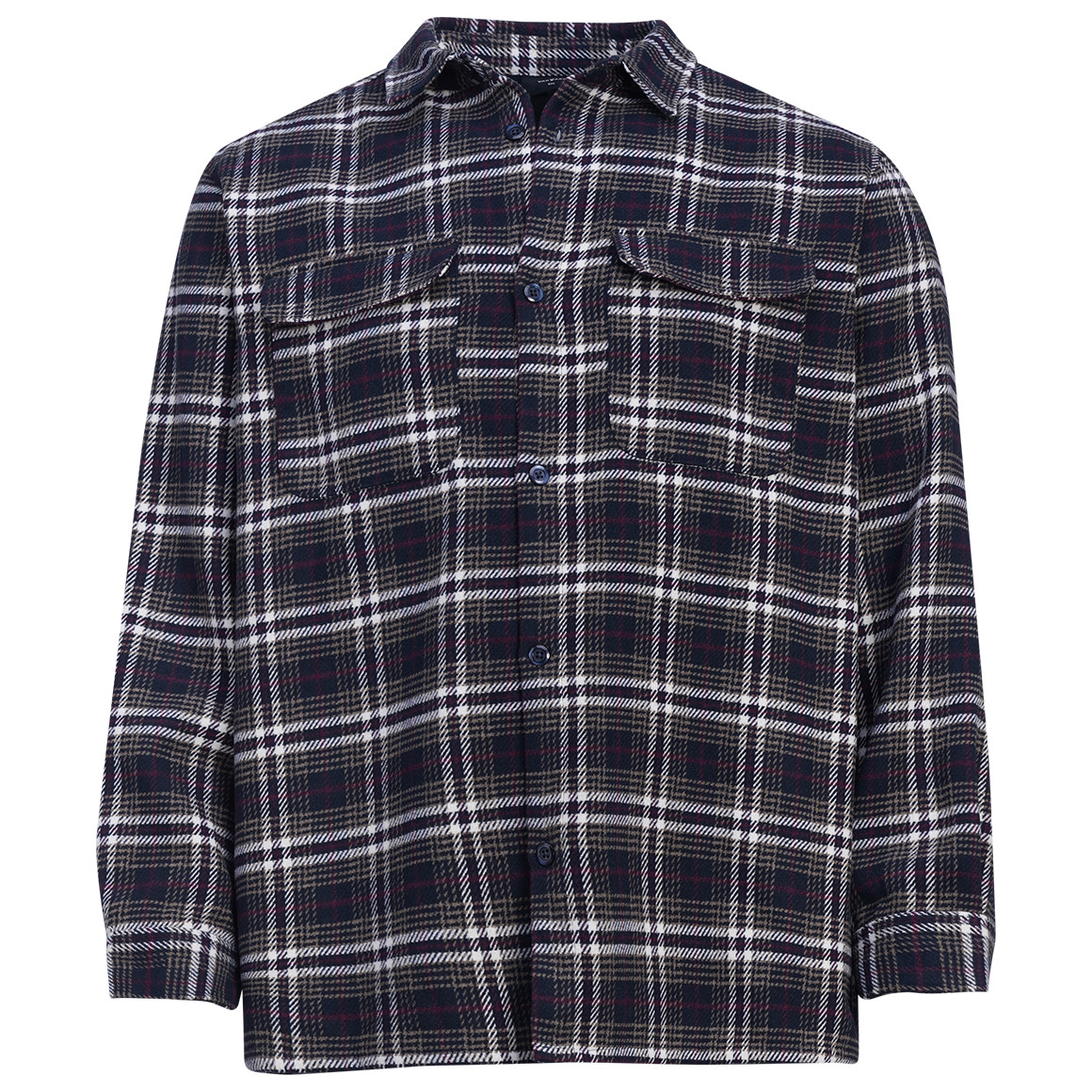 Herren Overshirt mit Karo-Muster
