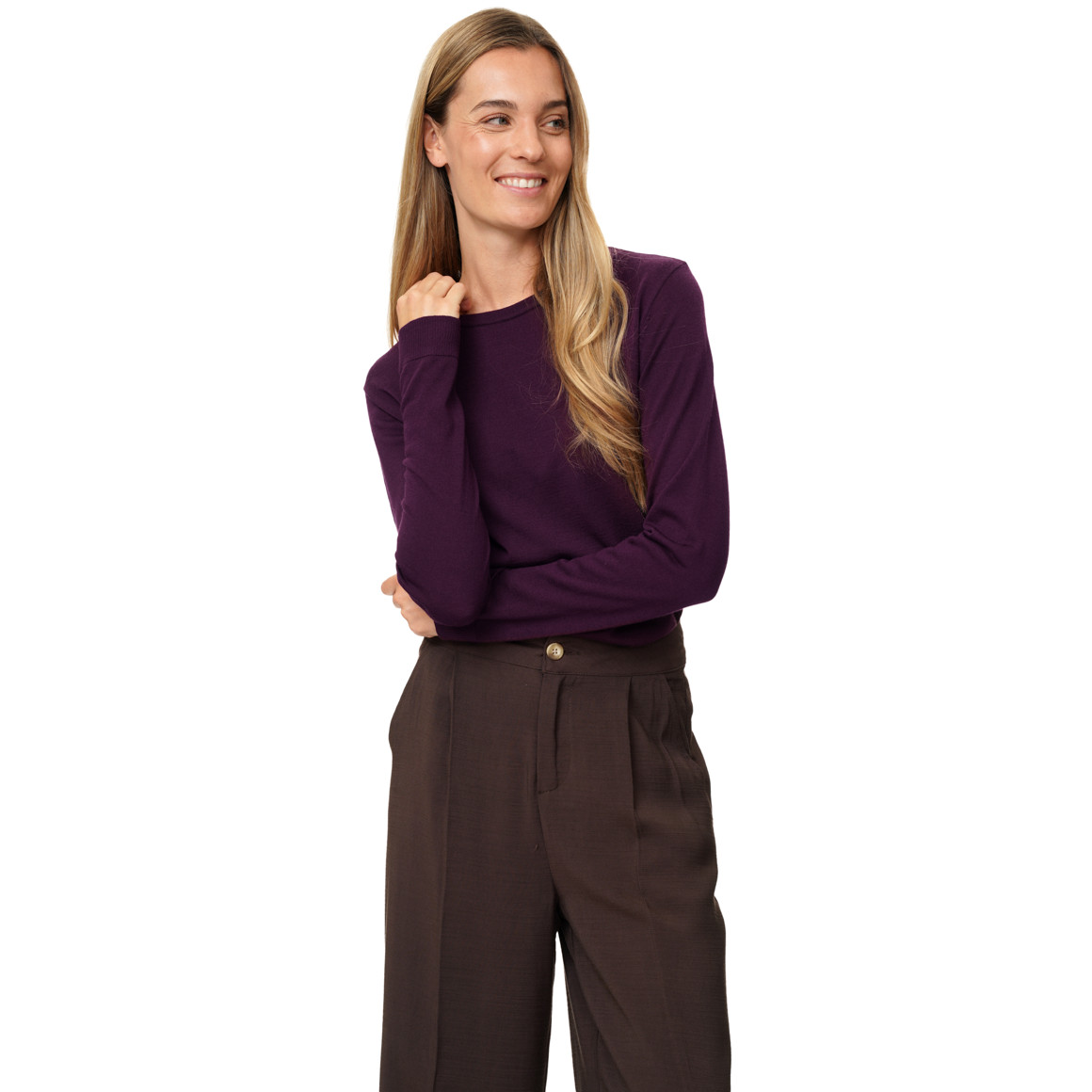 Damen Merino-Langarmshirt