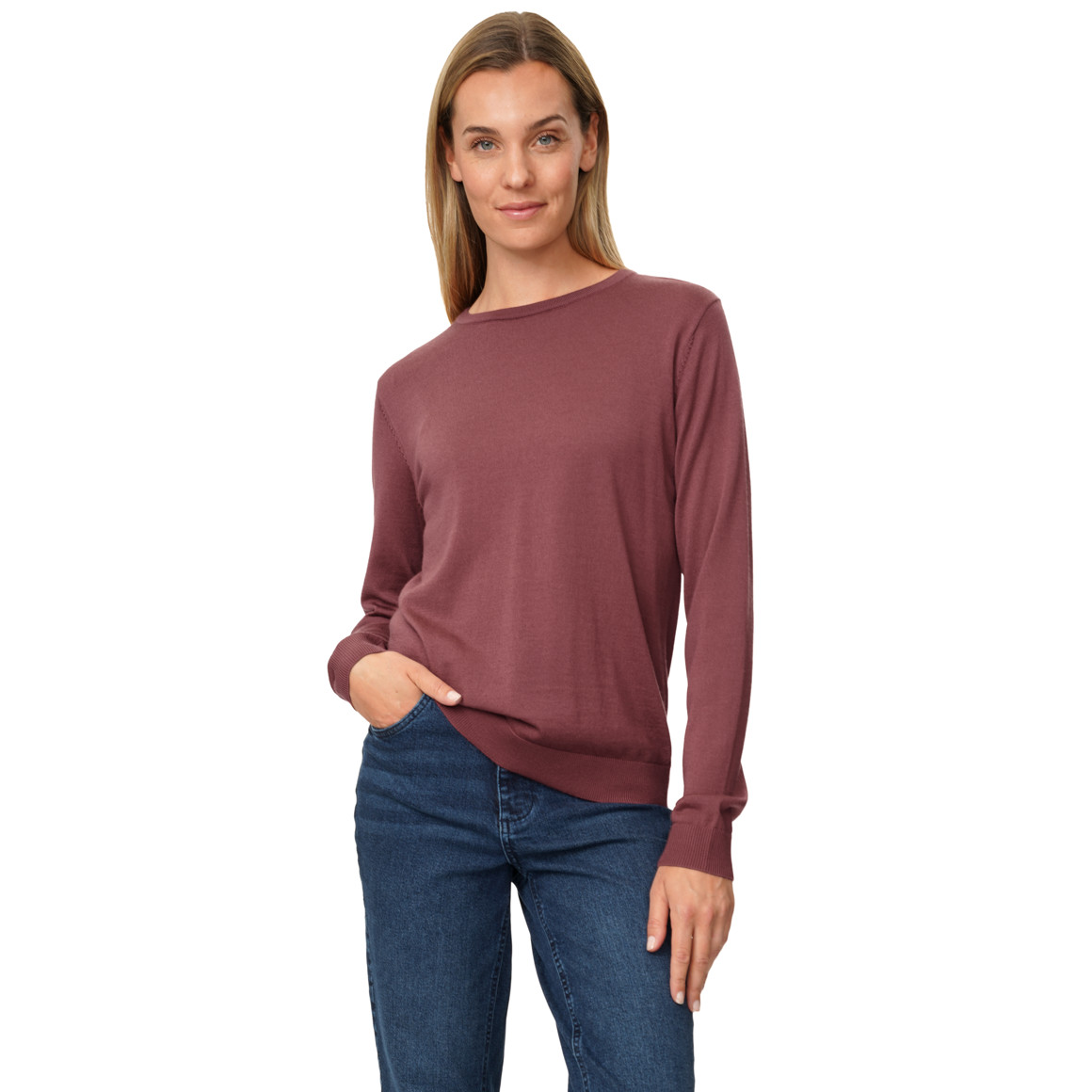 Damen Merino-Langarmshirt