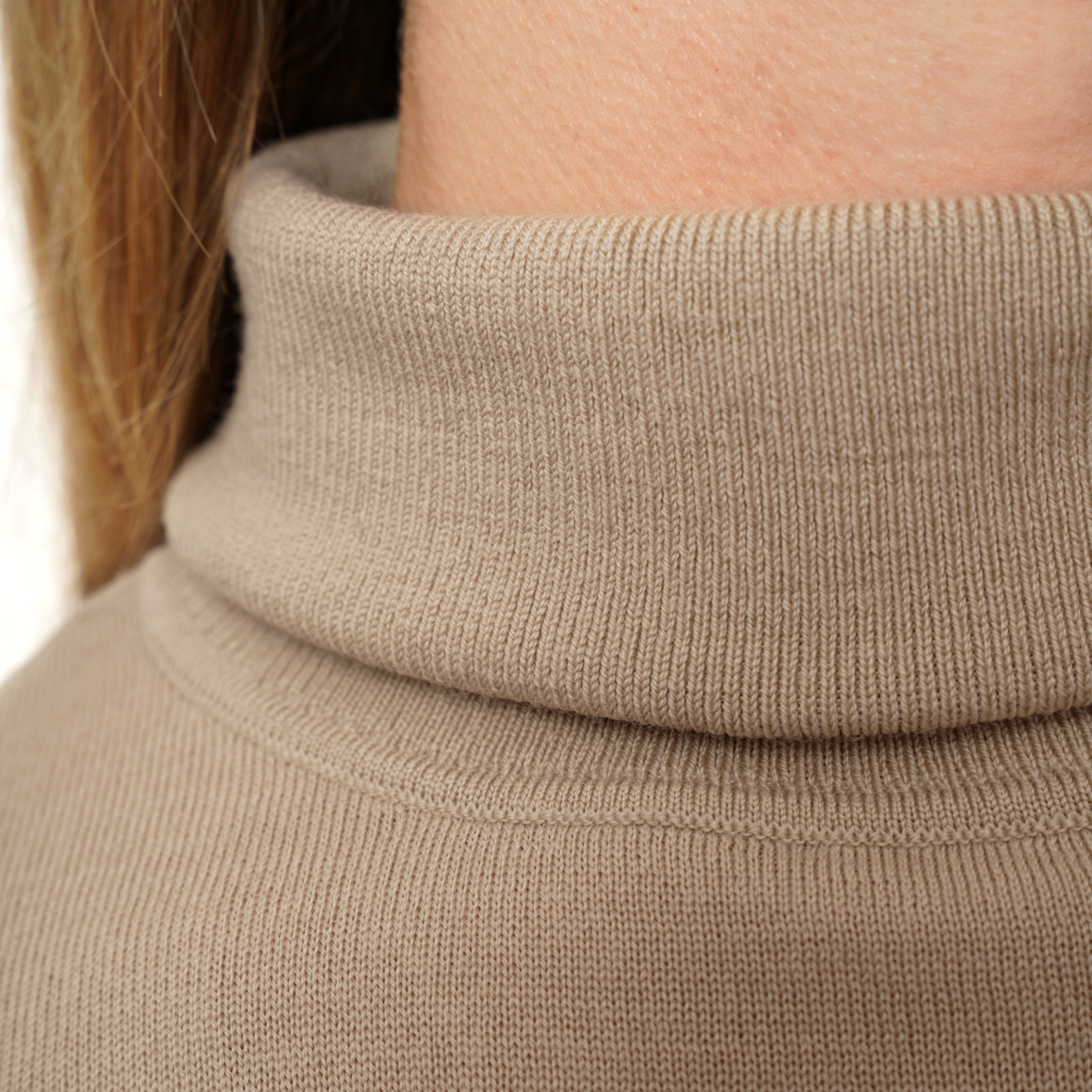 Damen Merino-Pullover mit Rollkragen
