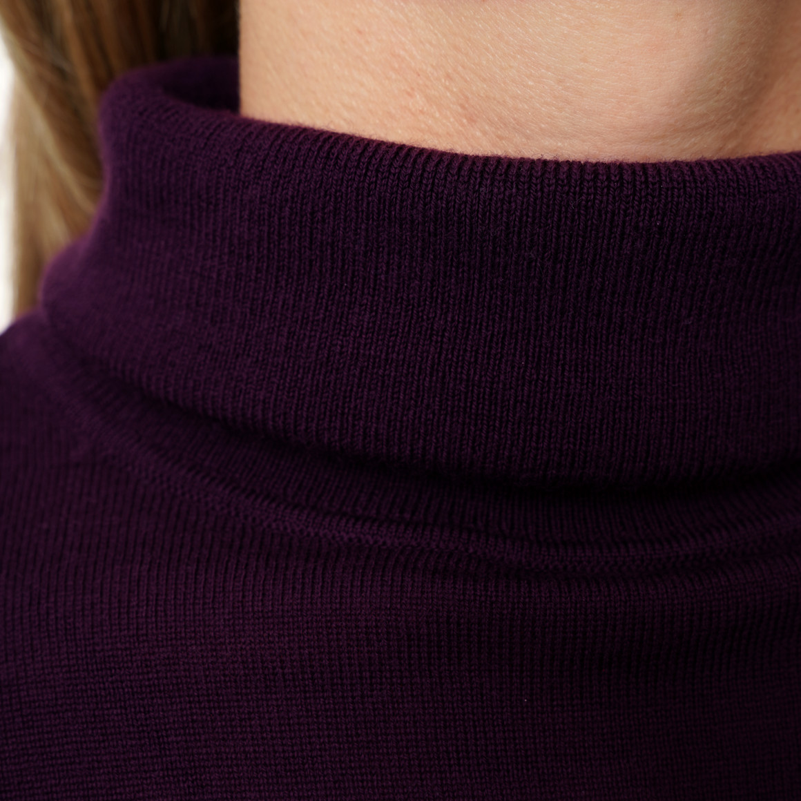 Damen Merino-Pullover mit Rollkragen