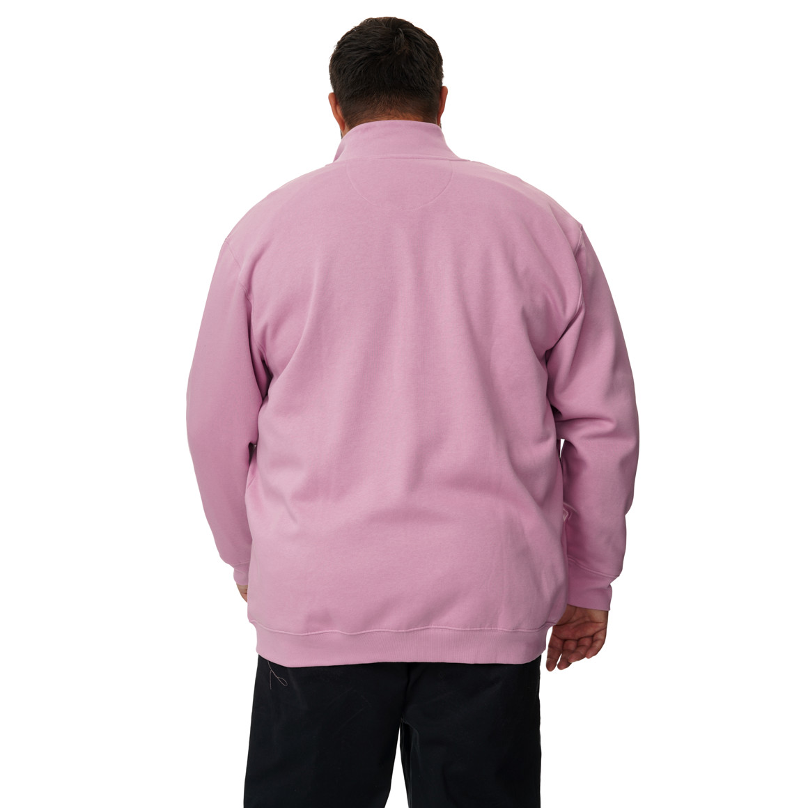 Heren-sweatjack met opstaande kraag