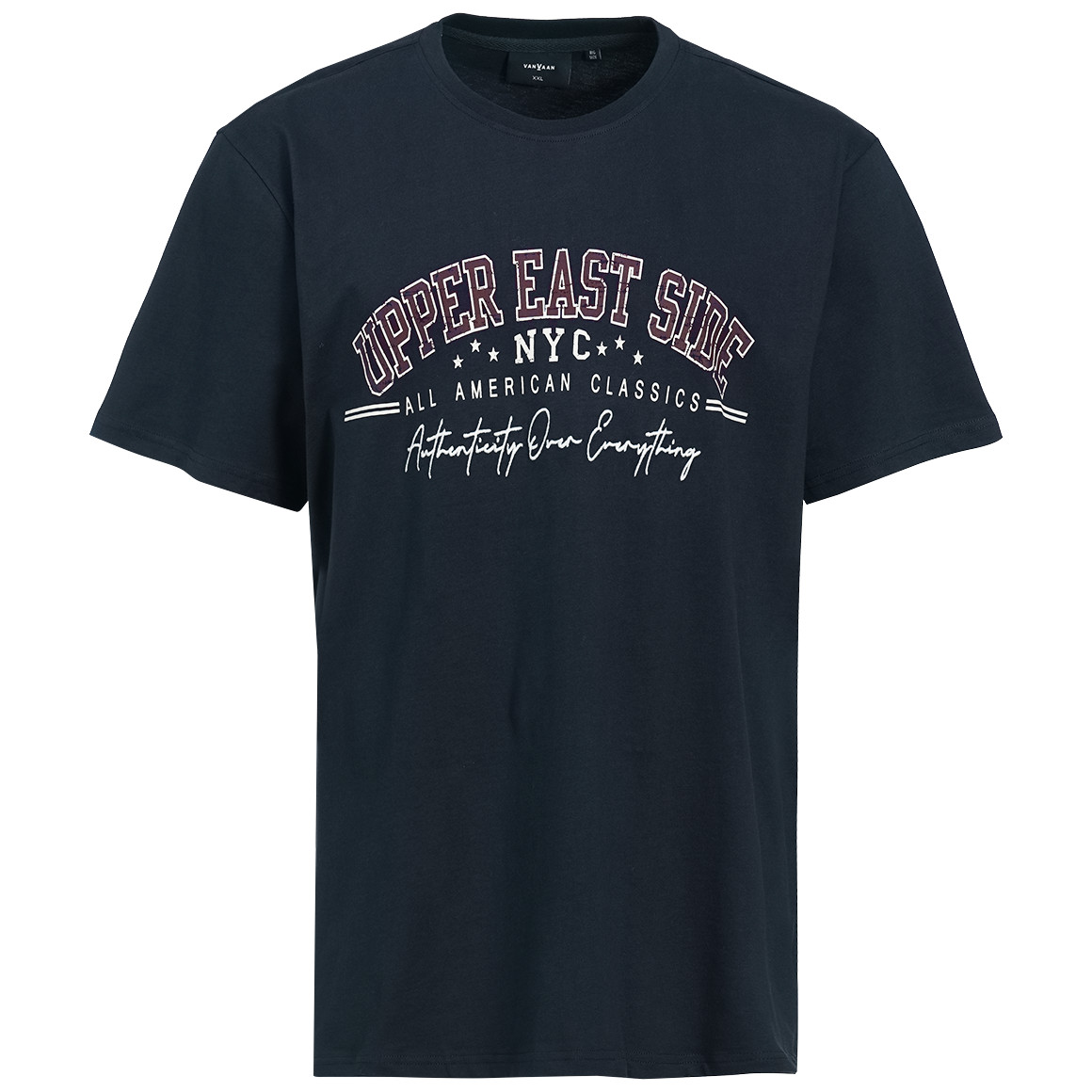 Heren-T-shirt met grote opdruk