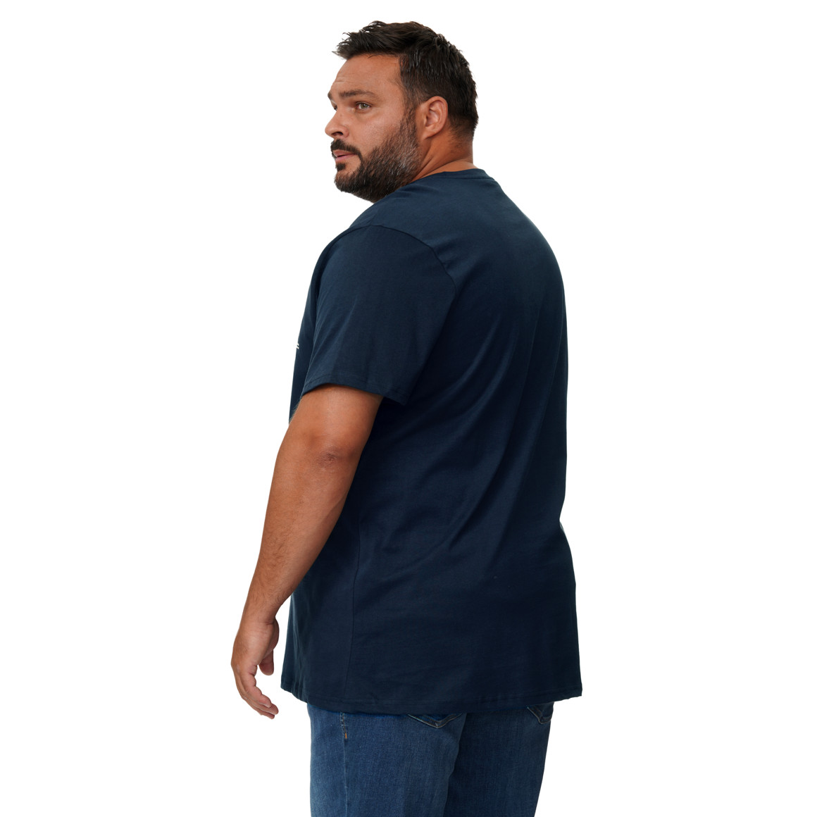 Herren-T-Shirt mit großem Print