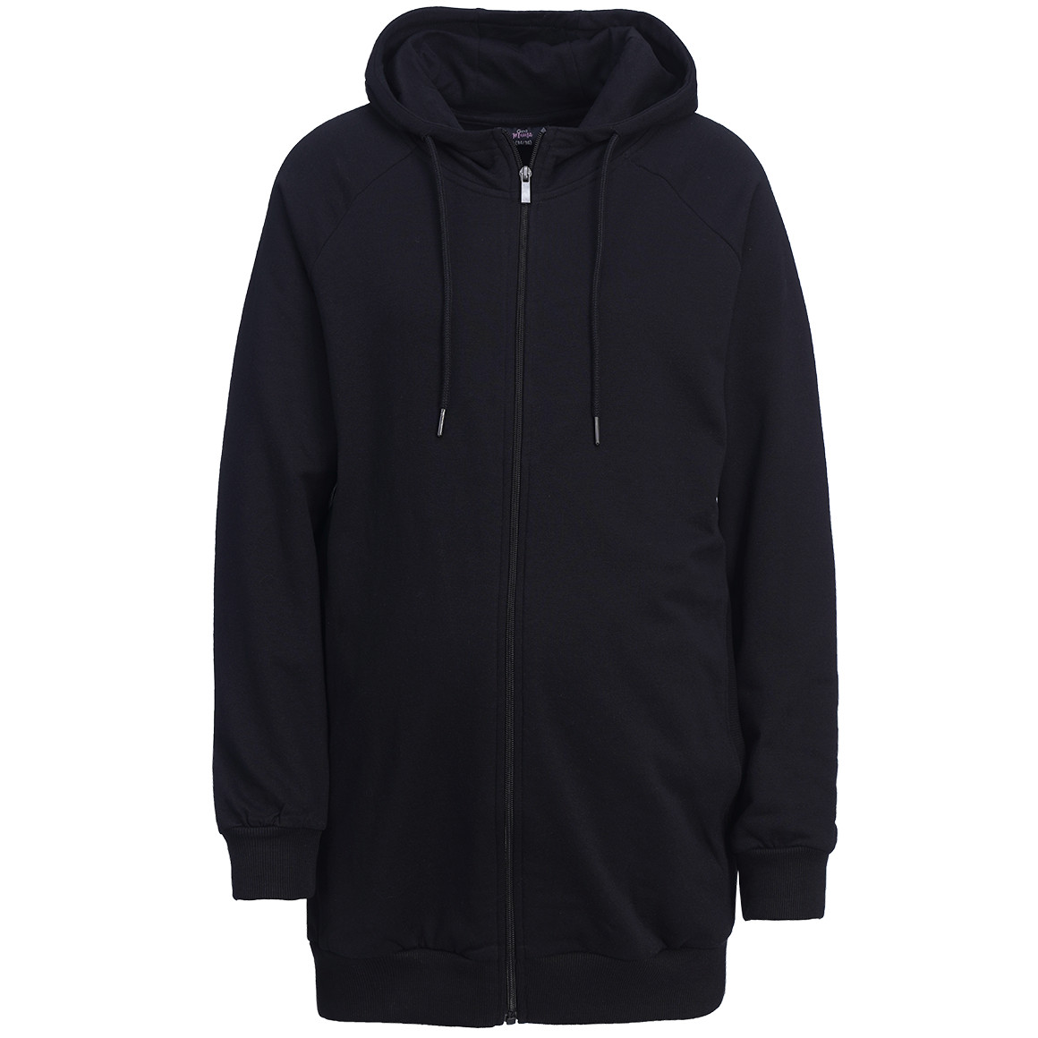 Damen Umstands-Sweatjacke mit Kapuze