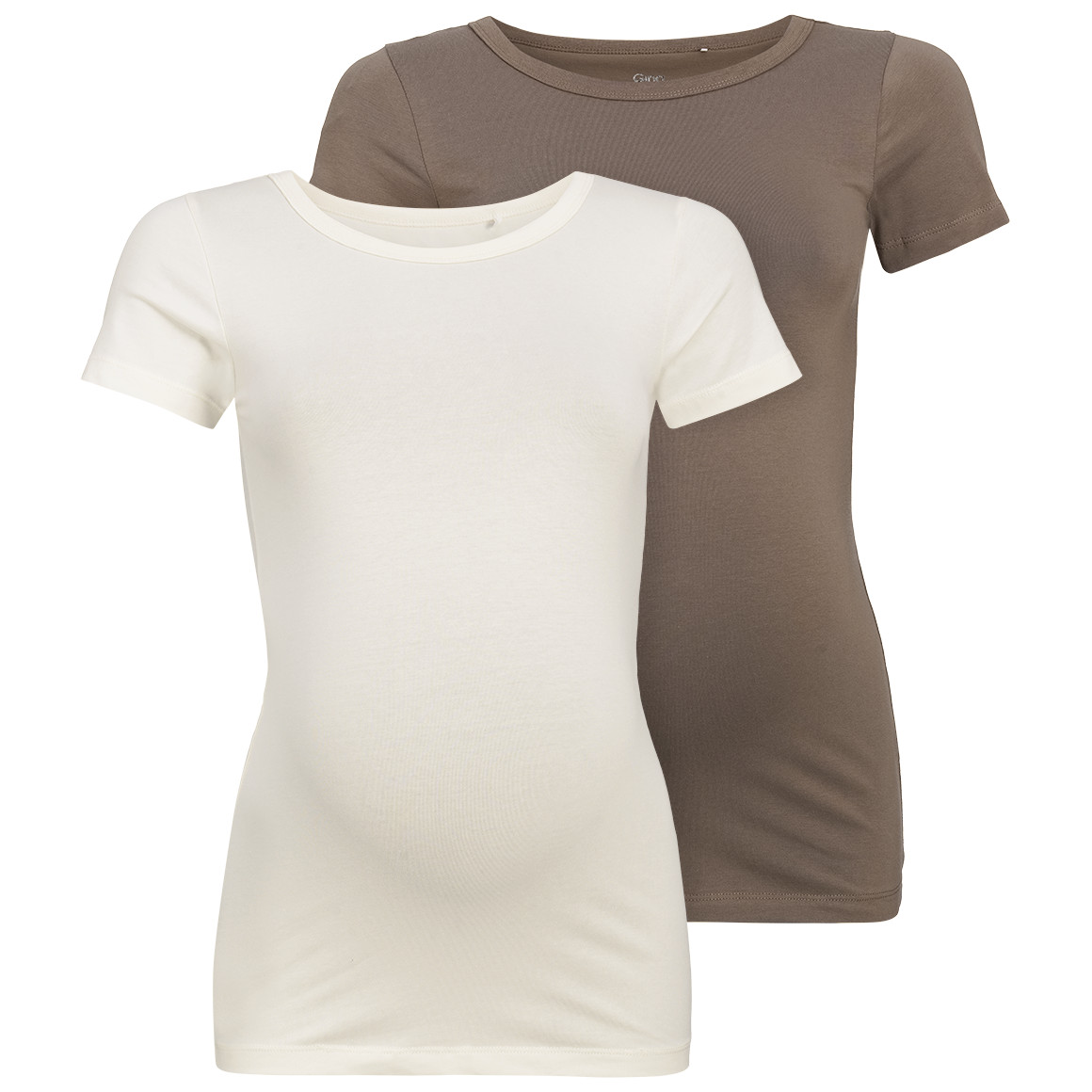 2 Umstands-T-Shirts im Basic-Look