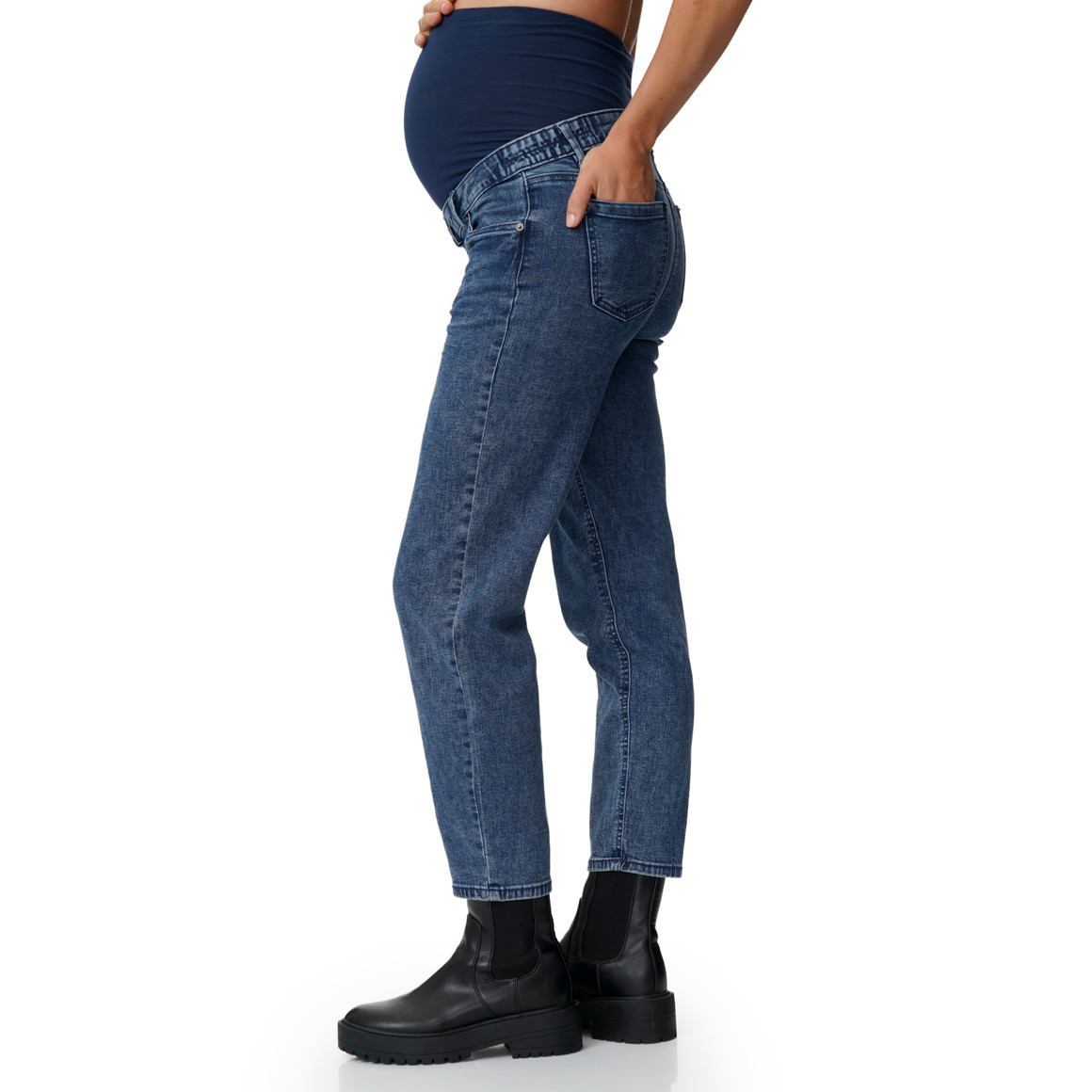 Damen Umstands-Jeans im 5-Pocket-Style