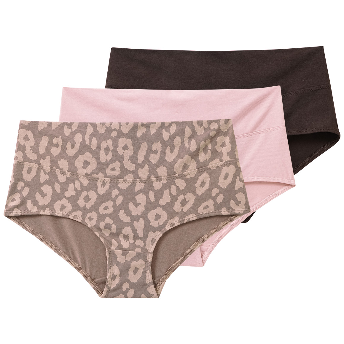 3 Damen Umstands-Slips aus Bio-Baumwolle