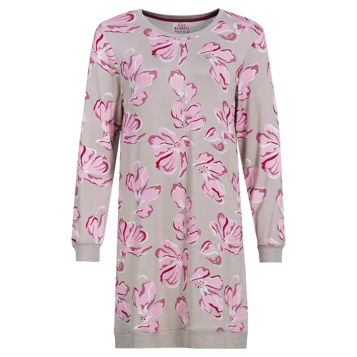 Damen Nachthemd mit Blumen-Allover