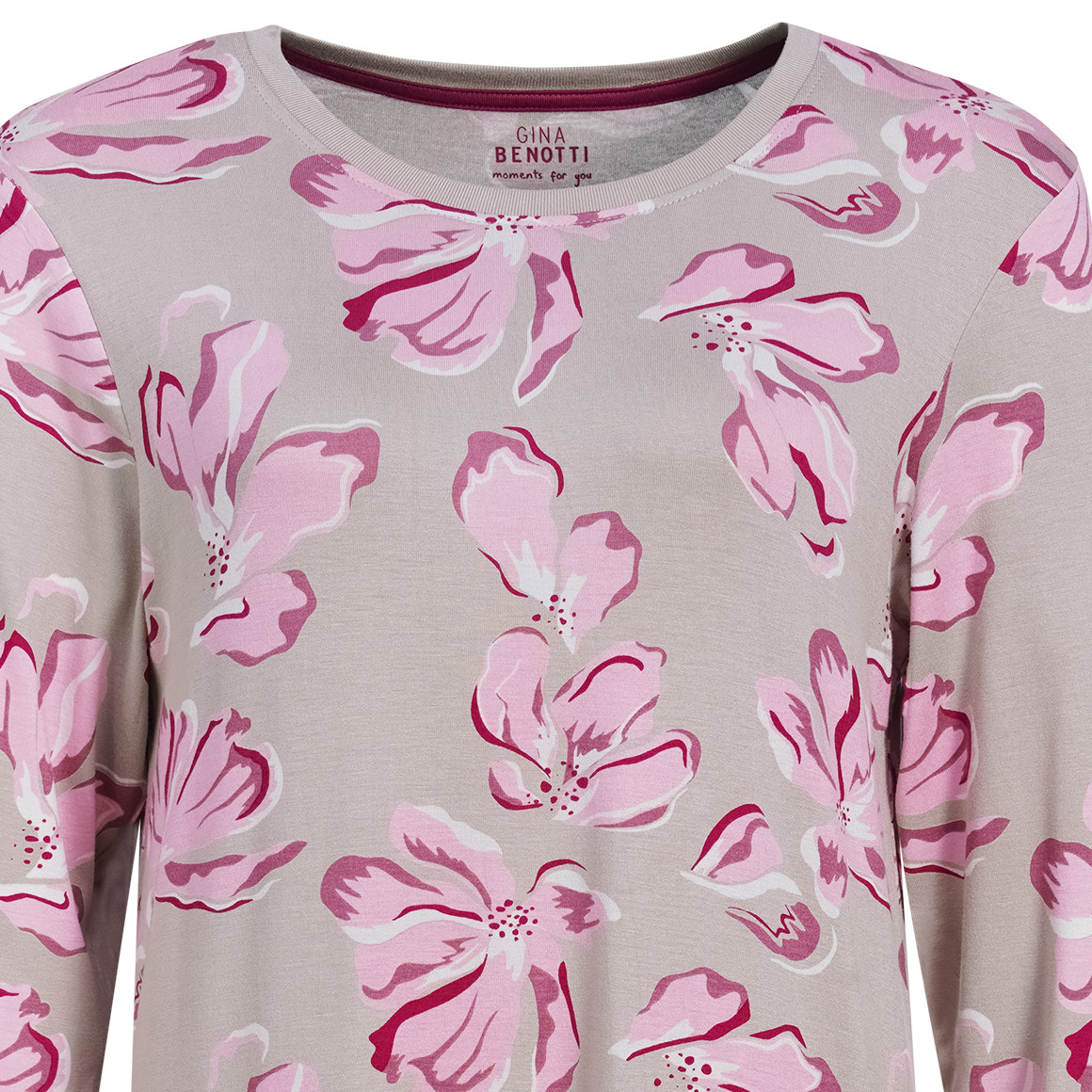 Damen Nachthemd mit Blumen-Allover