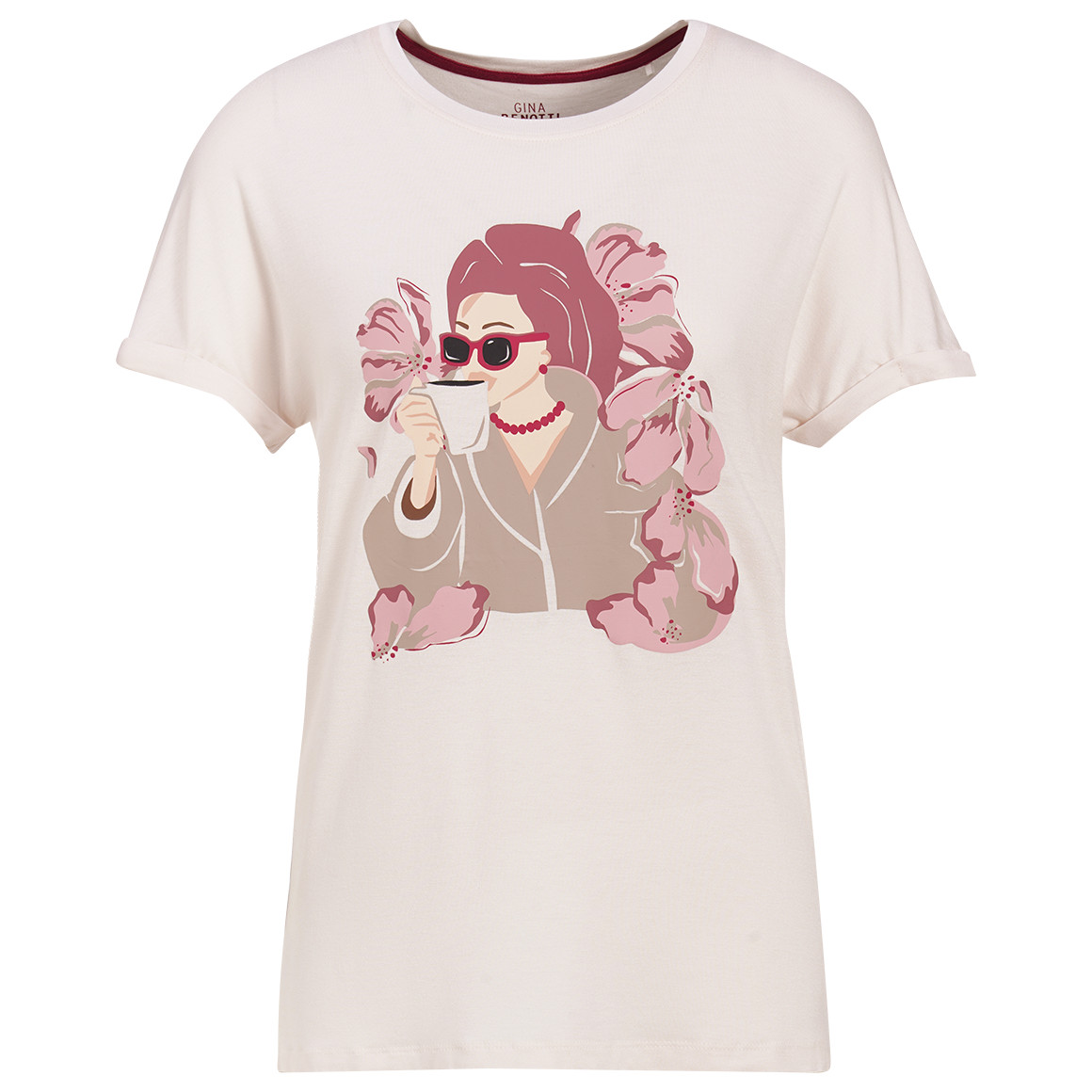 Damen Schlafshirt mit Print