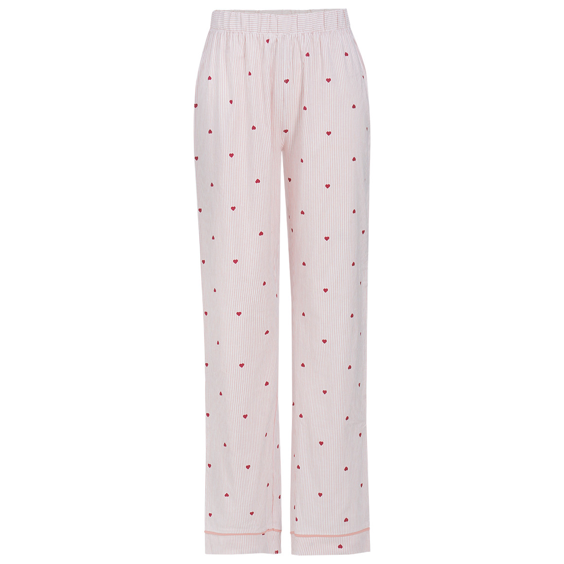 Damen Seersucker-Schlafhose mit Streifen