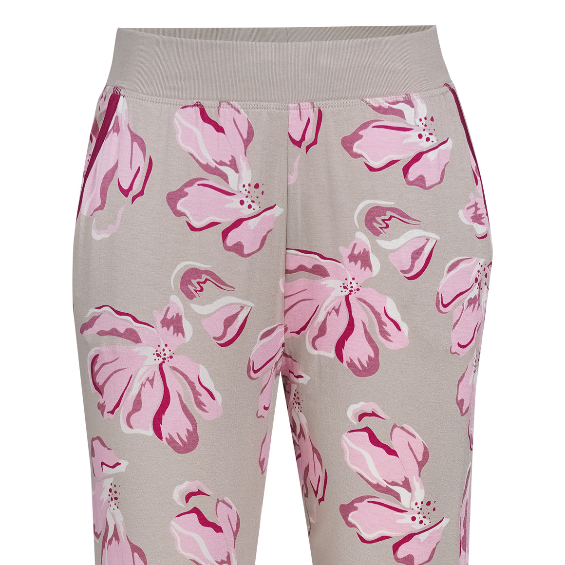 Damen Schlafhose mit Blumen-Allover