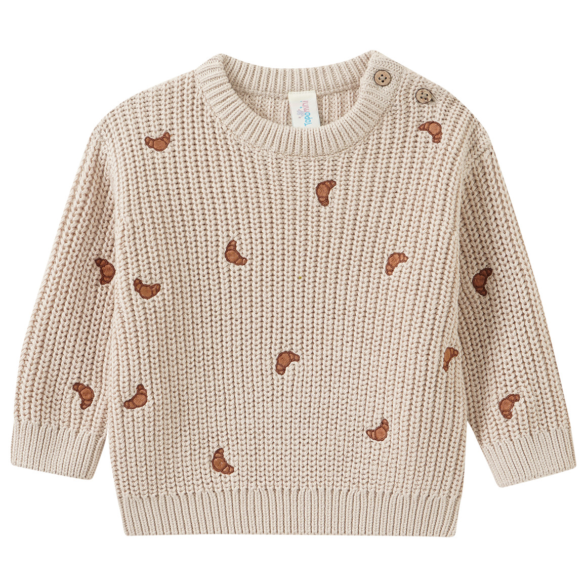 Newborn Strickpullover mit Stickerei