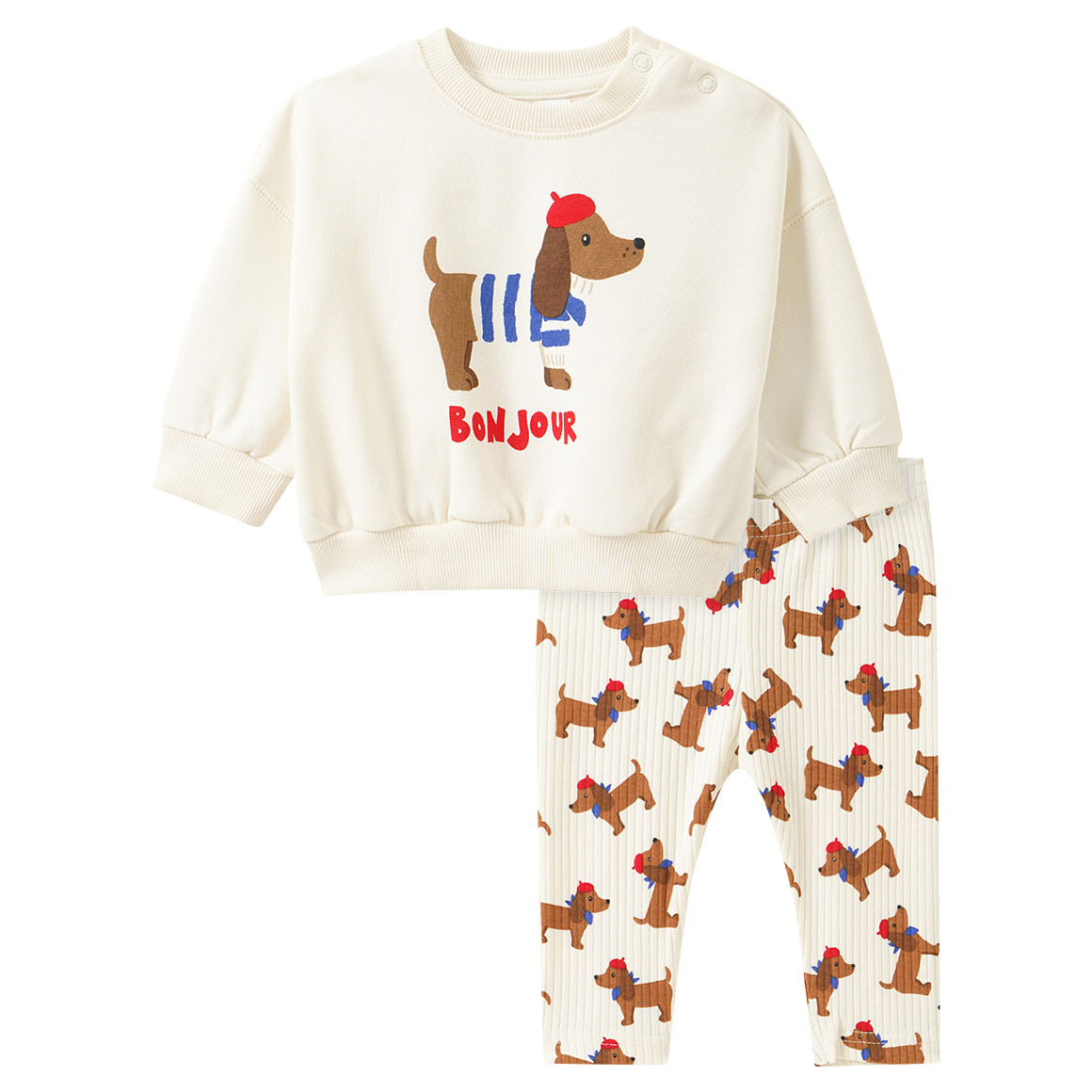 Newborn Set mit Sweatshirt und Leggings