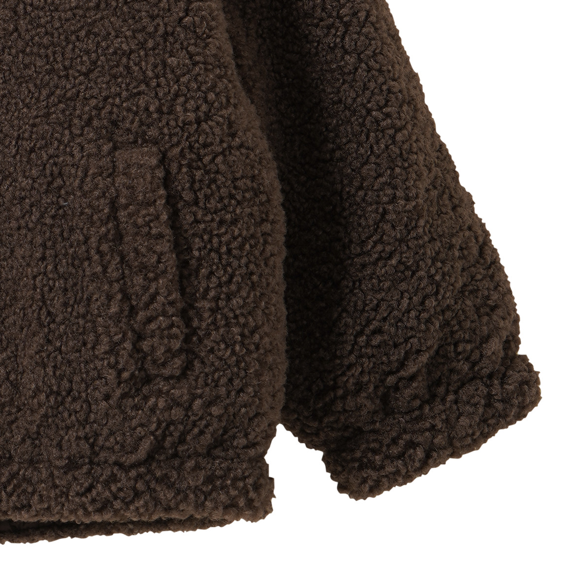 Baby Teddyjacke mit Dackel-Stickerei