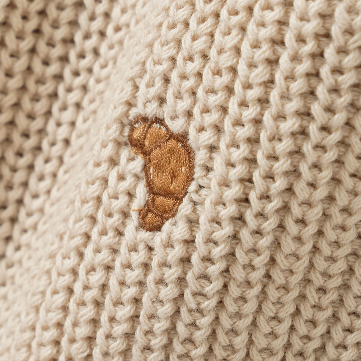 Baby Strickpullover mit Stickerei
