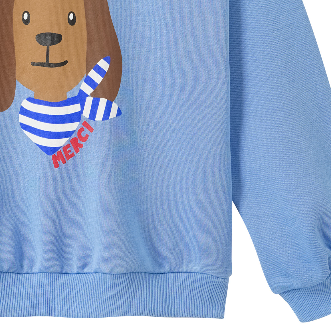 Kinder Sweatshirt mit Dackel-Print