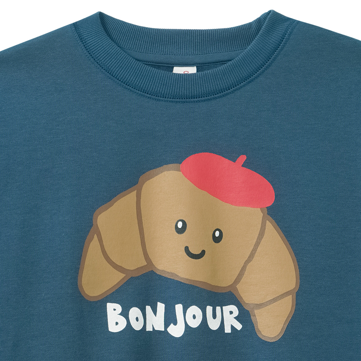 Kinder Sweatshirt mit Crossaint-Print
