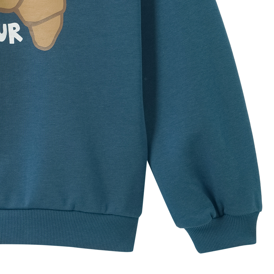 Kinder Sweatshirt mit Crossaint-Print
