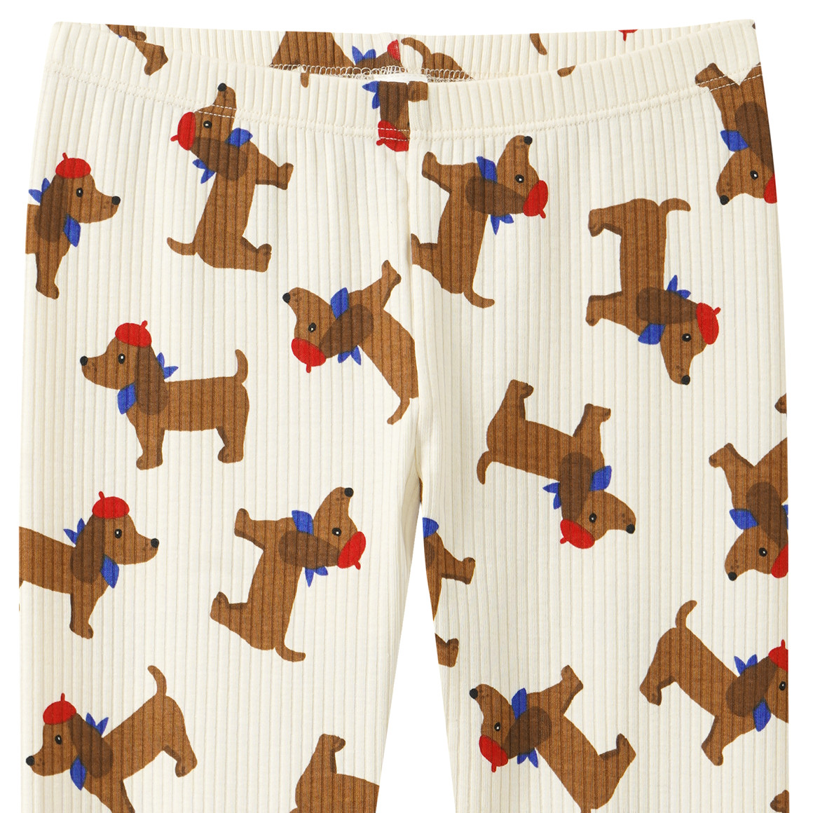 Kinder Leggings mit Rippstruktur