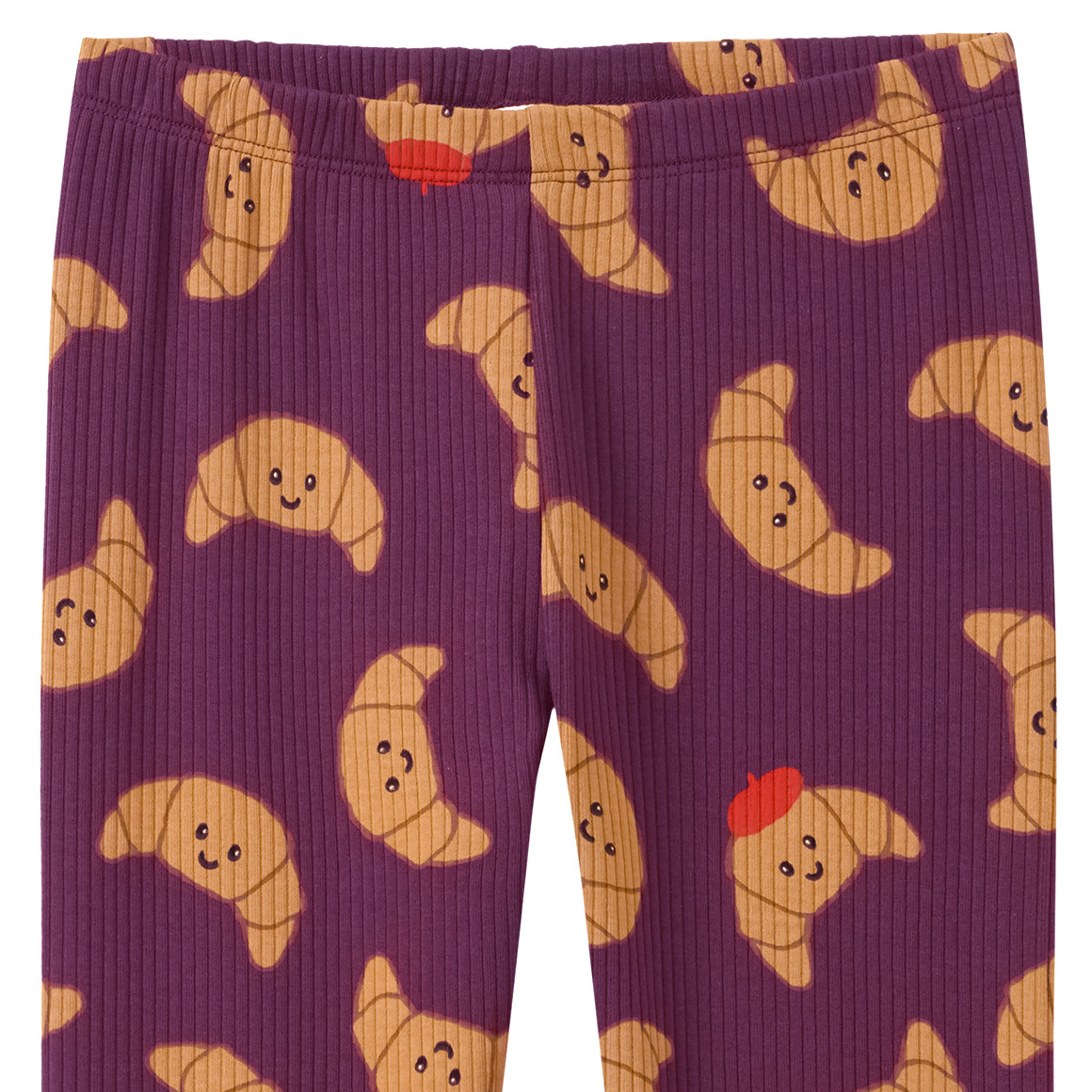 Mädchen Leggings mit Rippstruktur