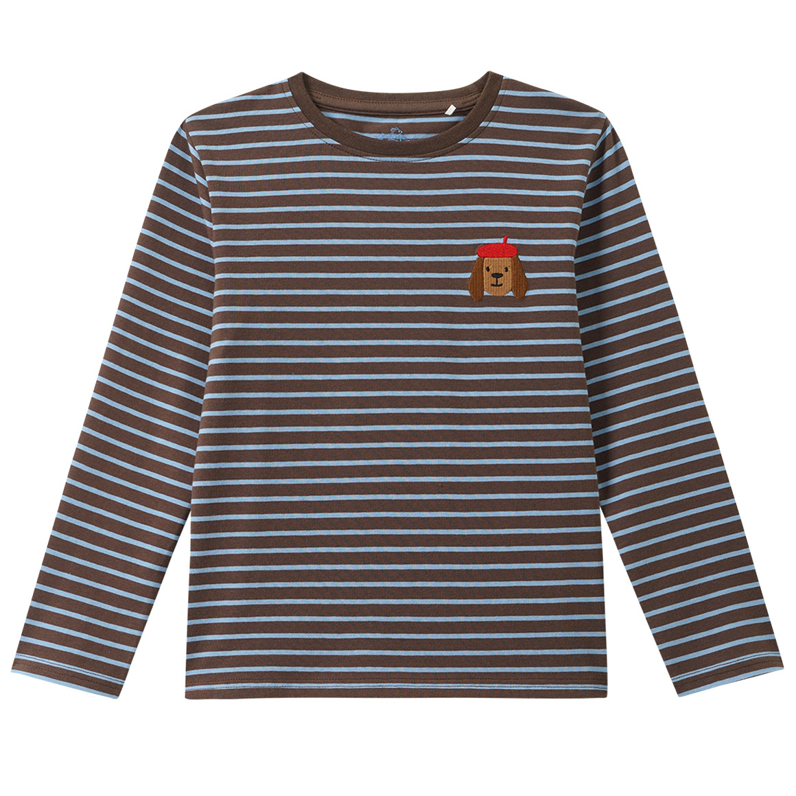 2 Kinder Langarmshirts mit Dackel-Motiven