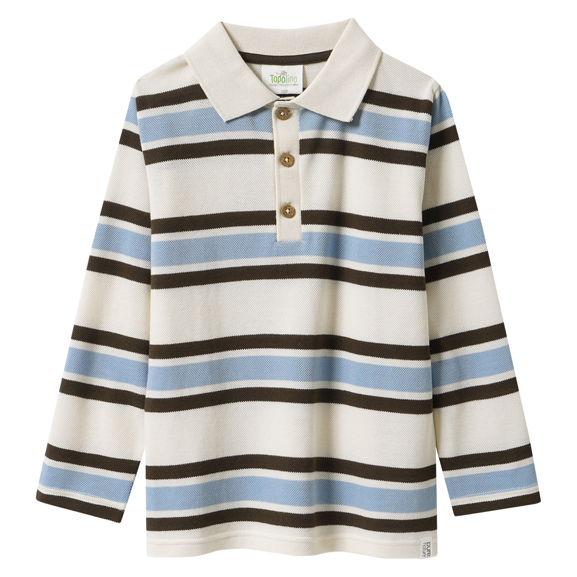 Jungen Poloshirt mit Streifen