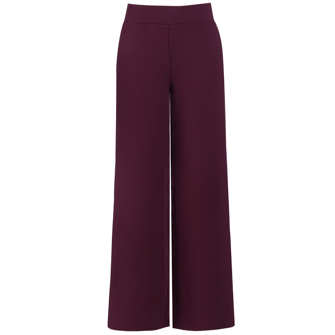 Damen Modal-Wide-Leg-Hose mit Elastikbund