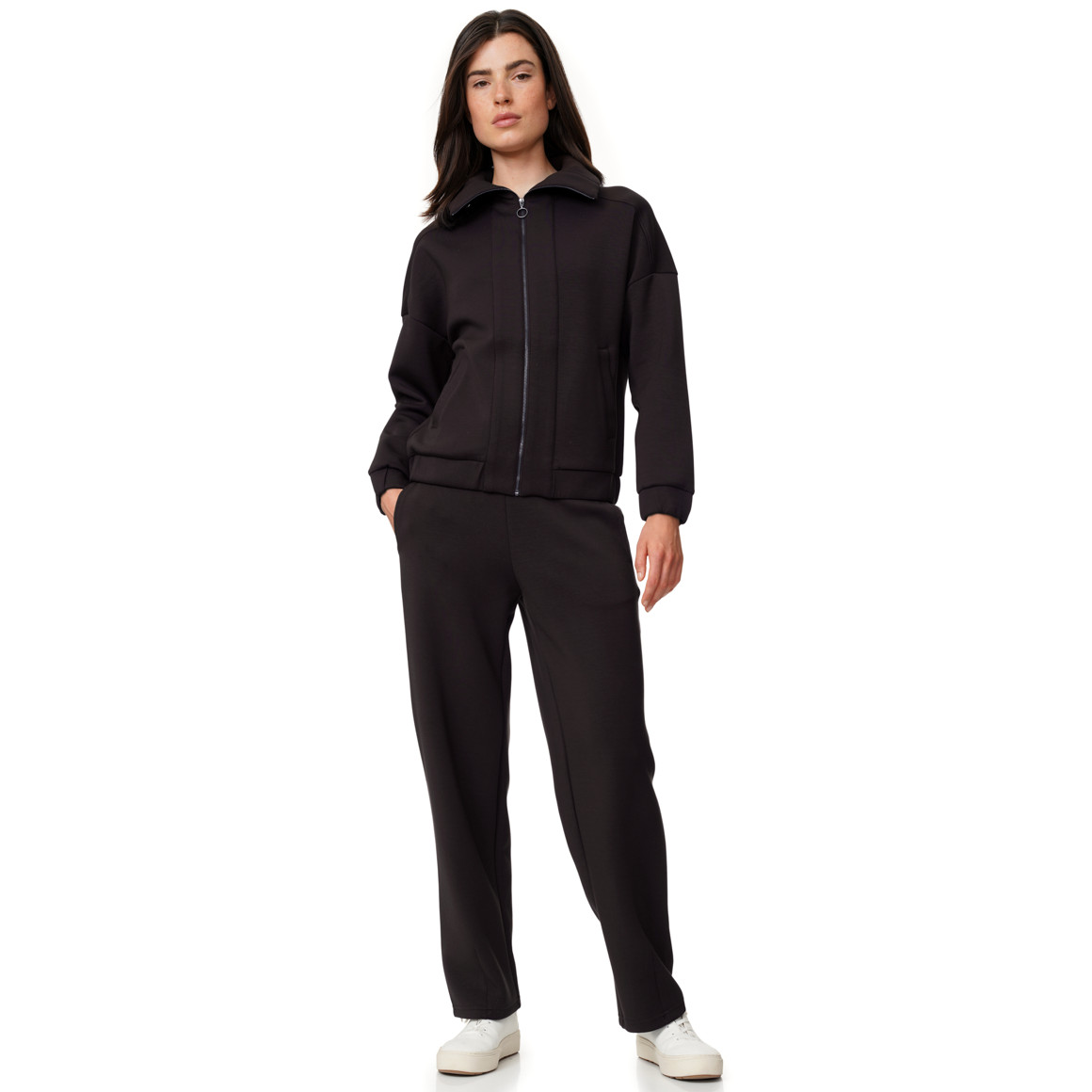 Damen Modal-Jacke mit hohem Kragen