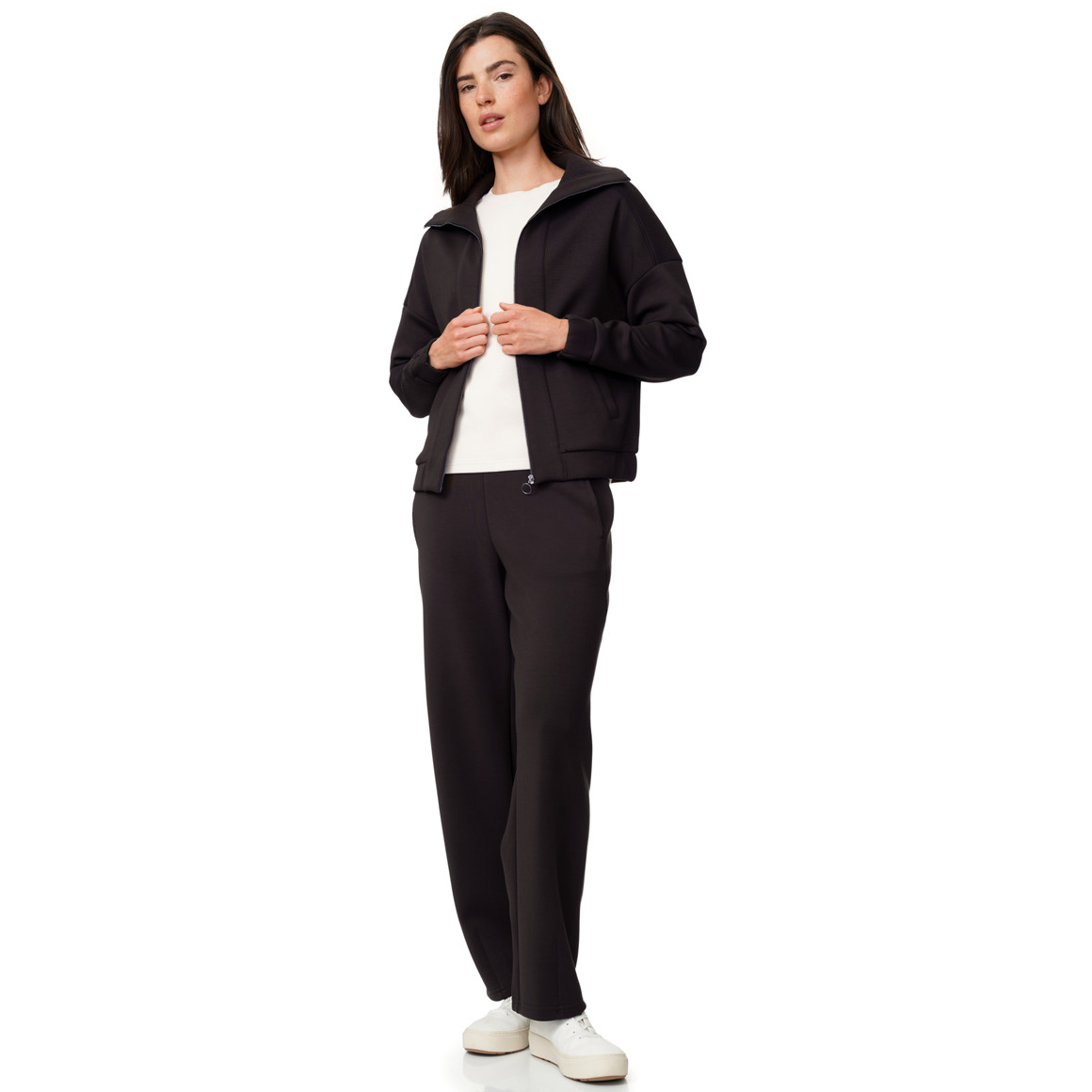 Damen Modal-Jacke mit hohem Kragen