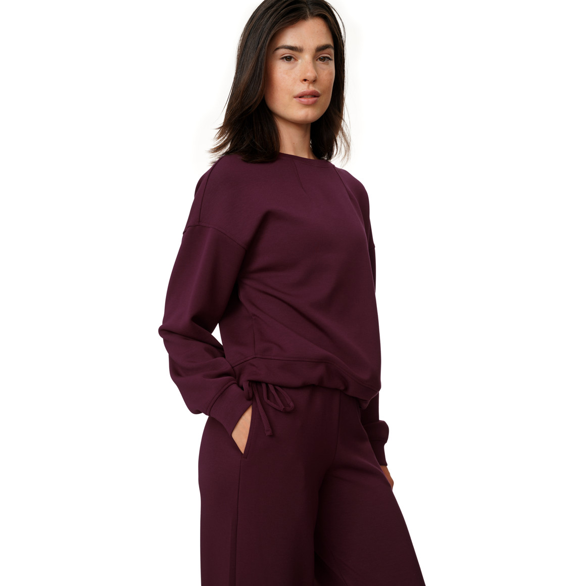 Damen Modal-Shirt mit Rundhals