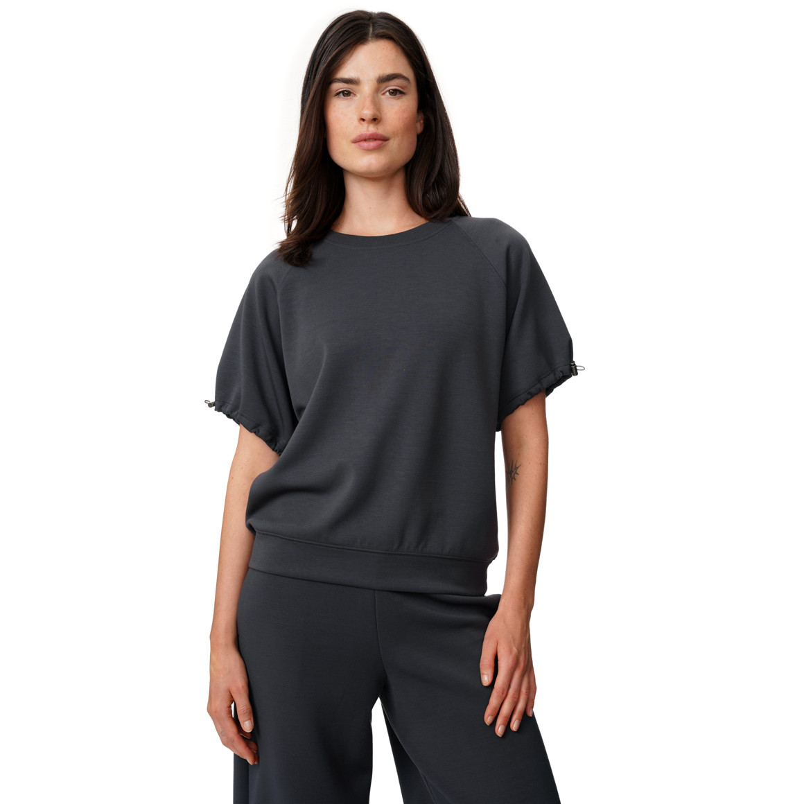 Damen Modal-Shirt in Unifarben