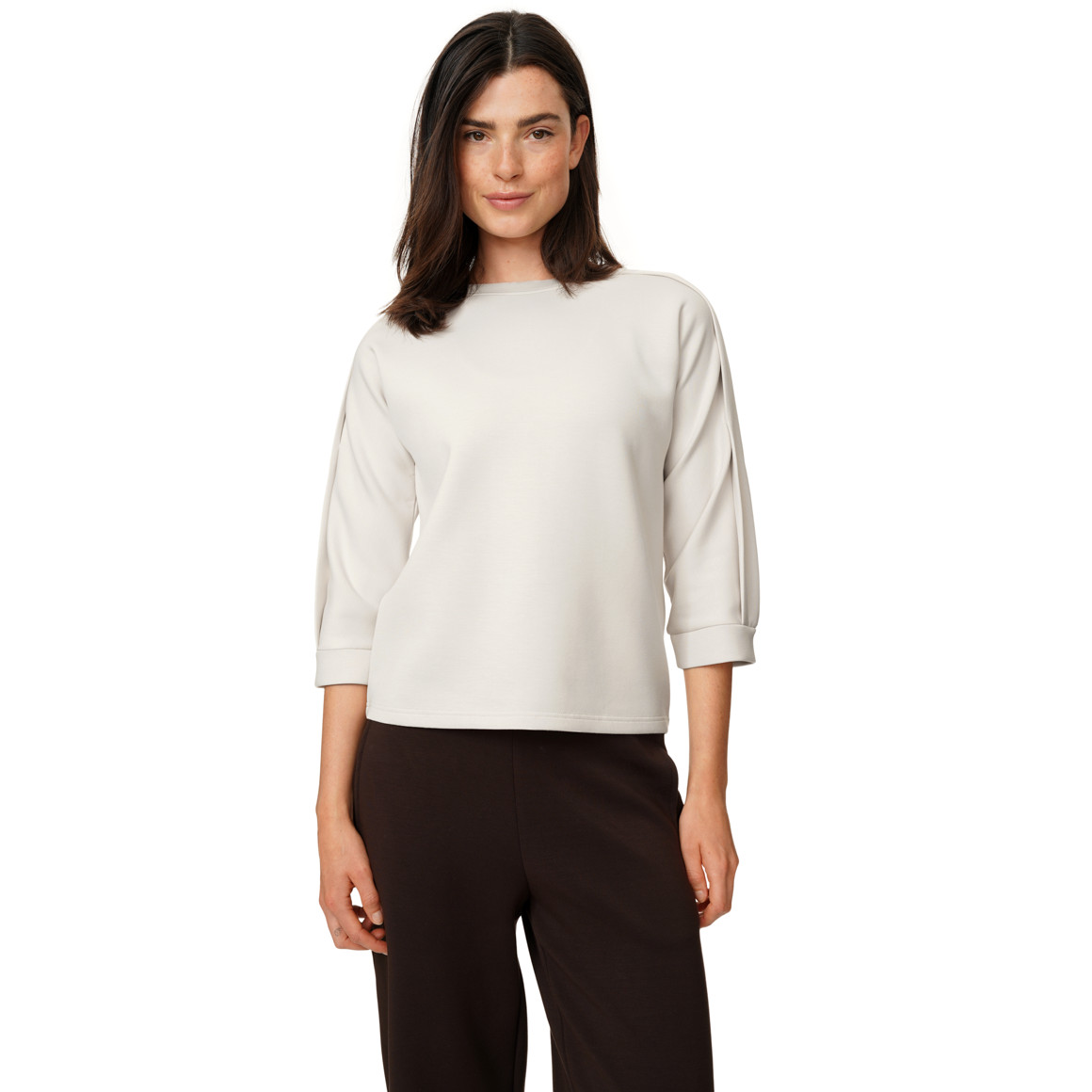 Damen Modal-Shirt in Unifarben