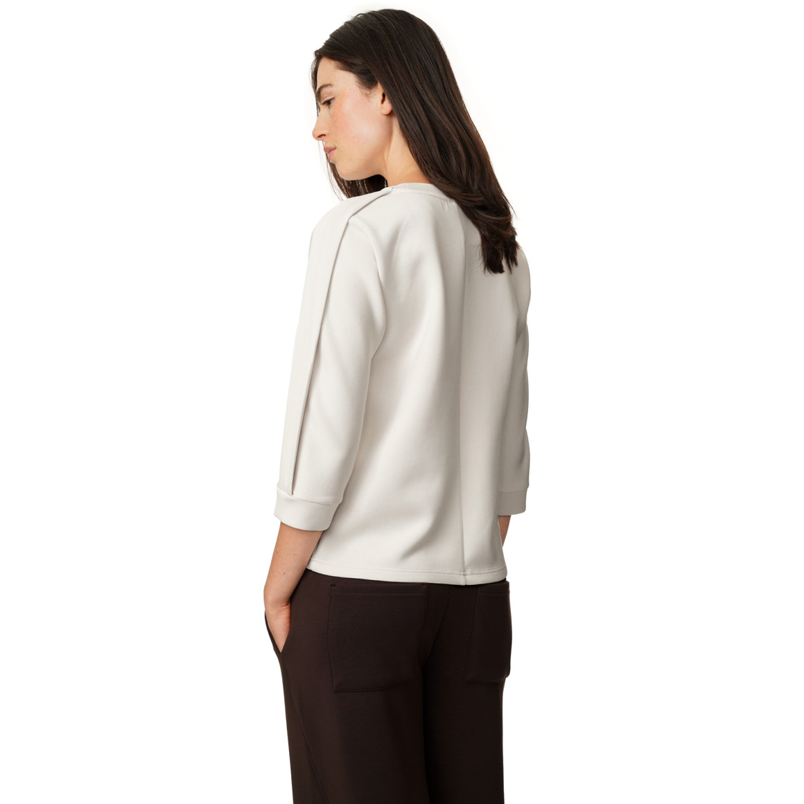 Damen Modal-Shirt in Unifarben
