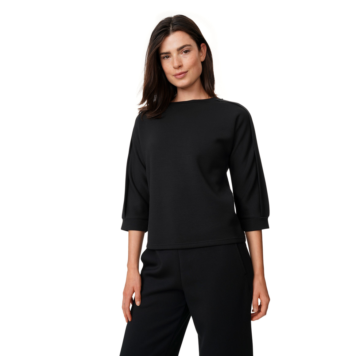 Damen Modal-Shirt in Unifarben