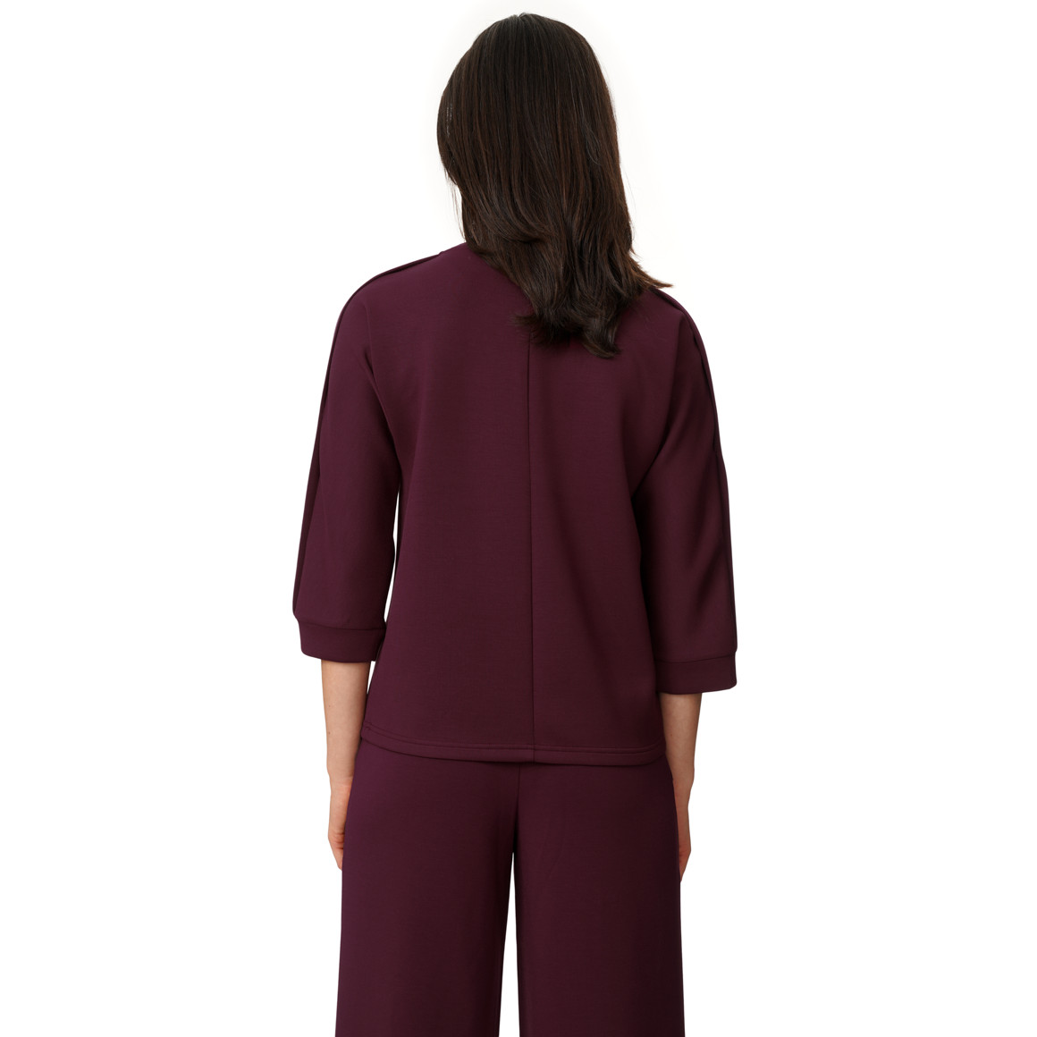 Damen Modal-Shirt in Unifarben
