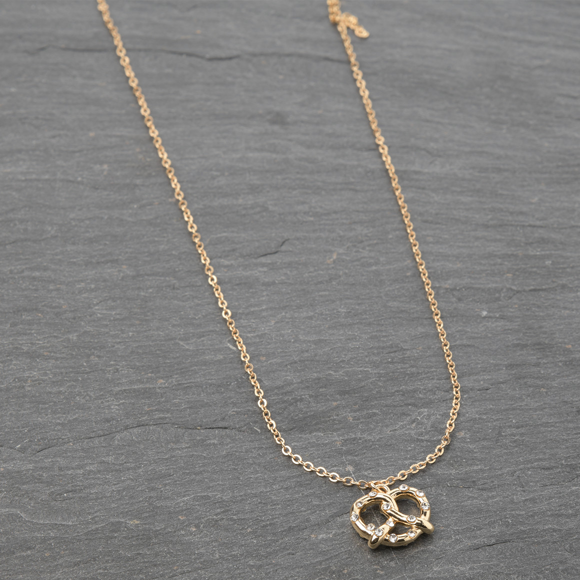 Damen Kette in Brezel-Form