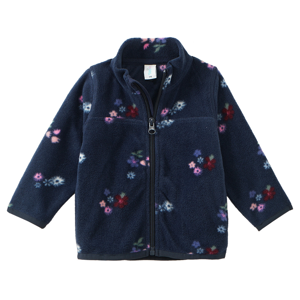 Baby Fleecejacke mit Blumen