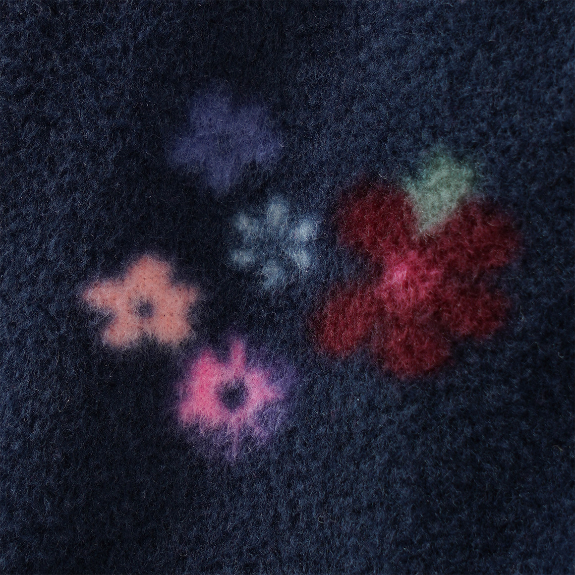 Baby Fleecejacke mit Blumen