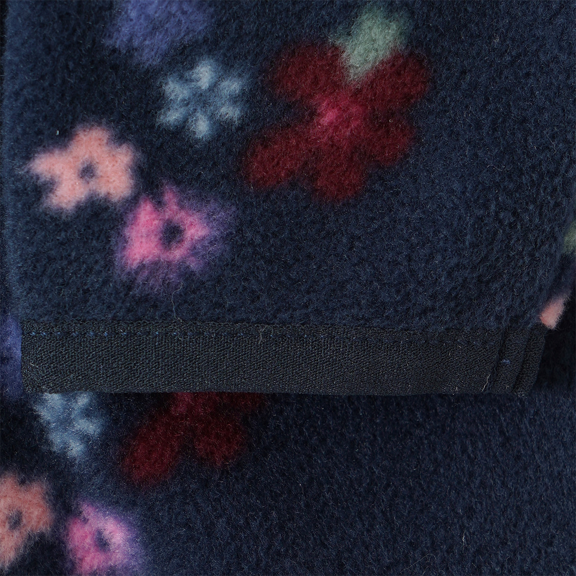 Mädchen Fleecejacke mit Blumen