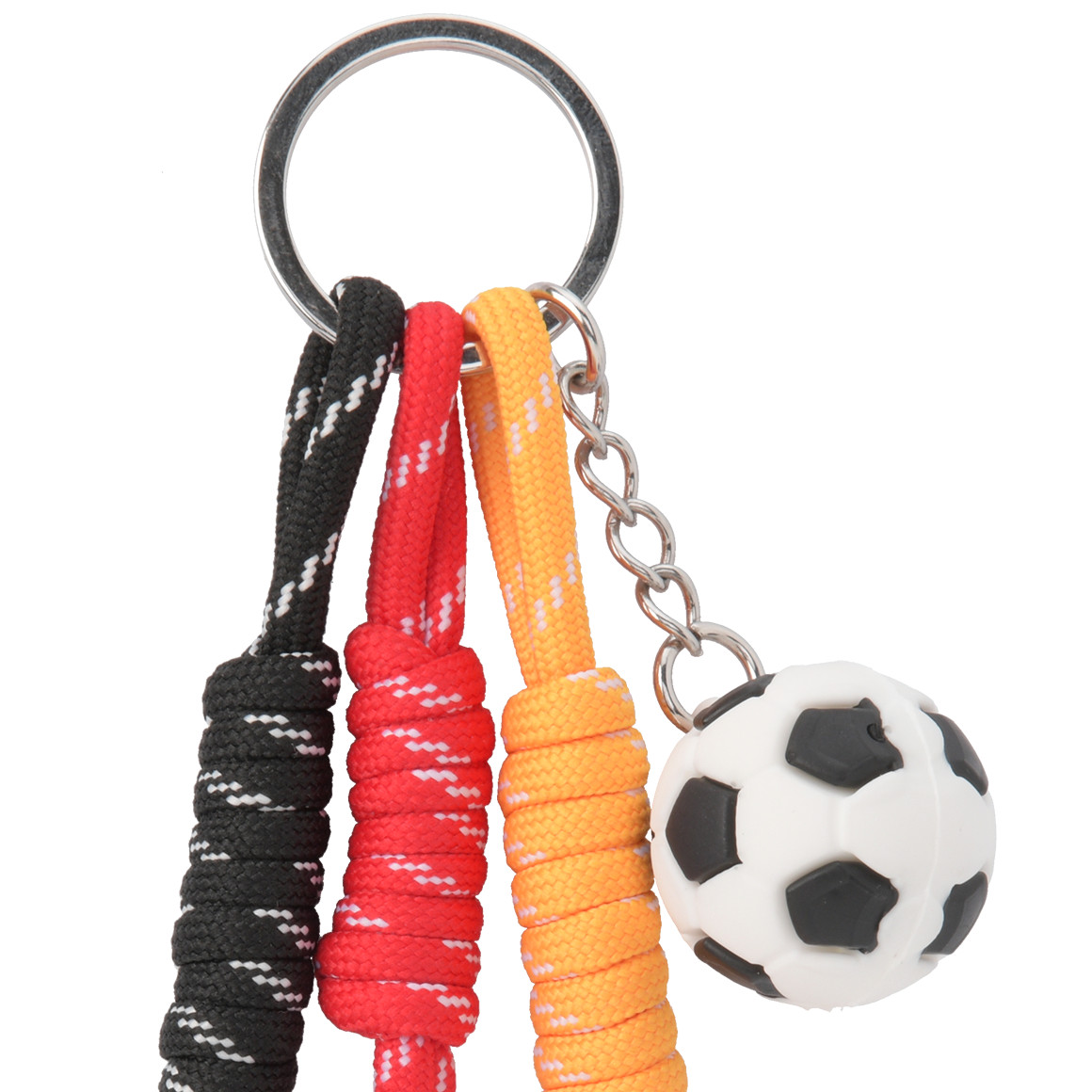 Schlüsselanhänger im Fußball-Design