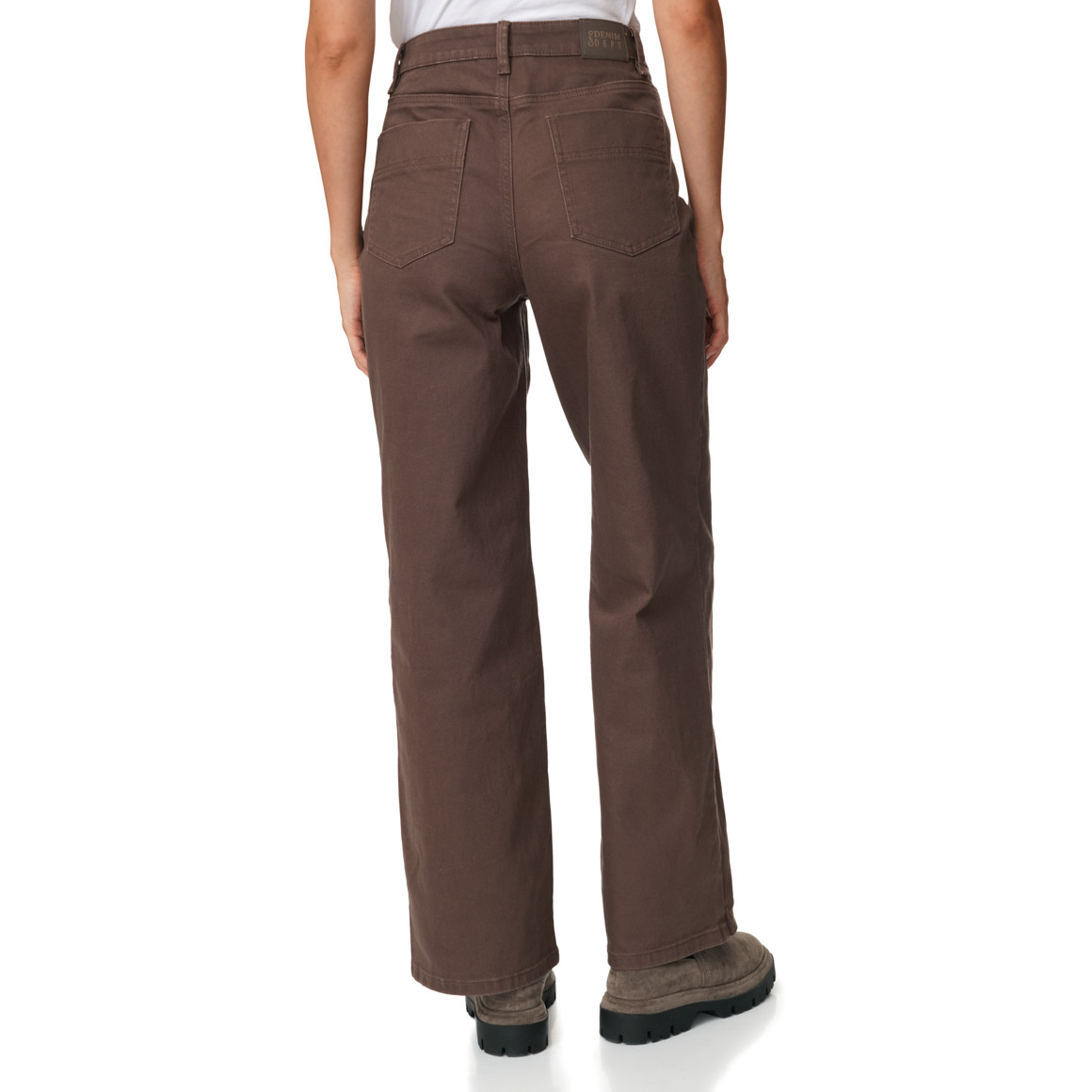 Damen Wide-Leg-Jeans im Five-Pocket-Style