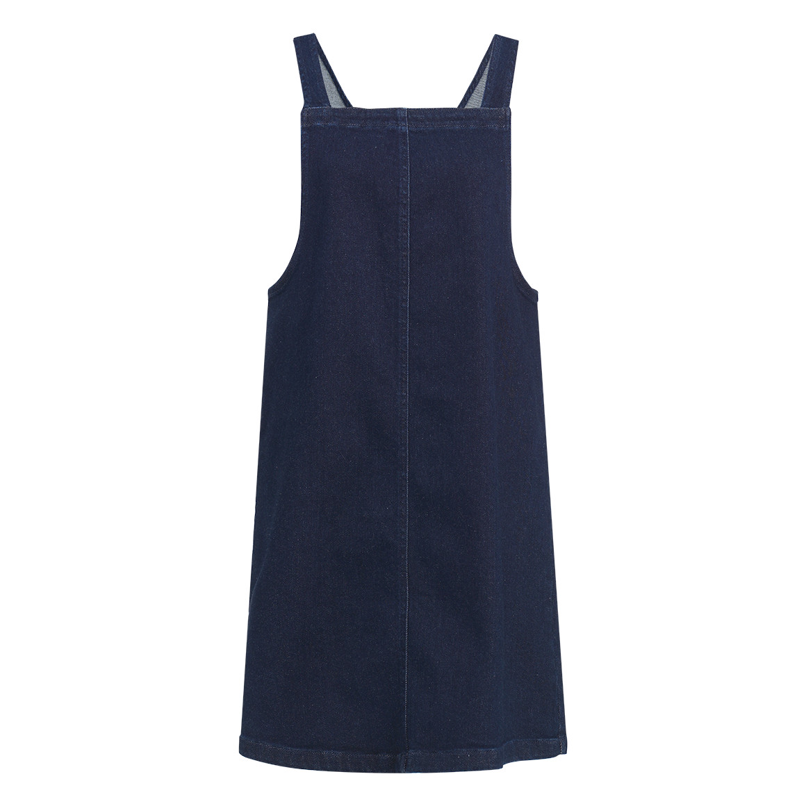 Damen Jeanslatzkleid aus dunklem Denim
