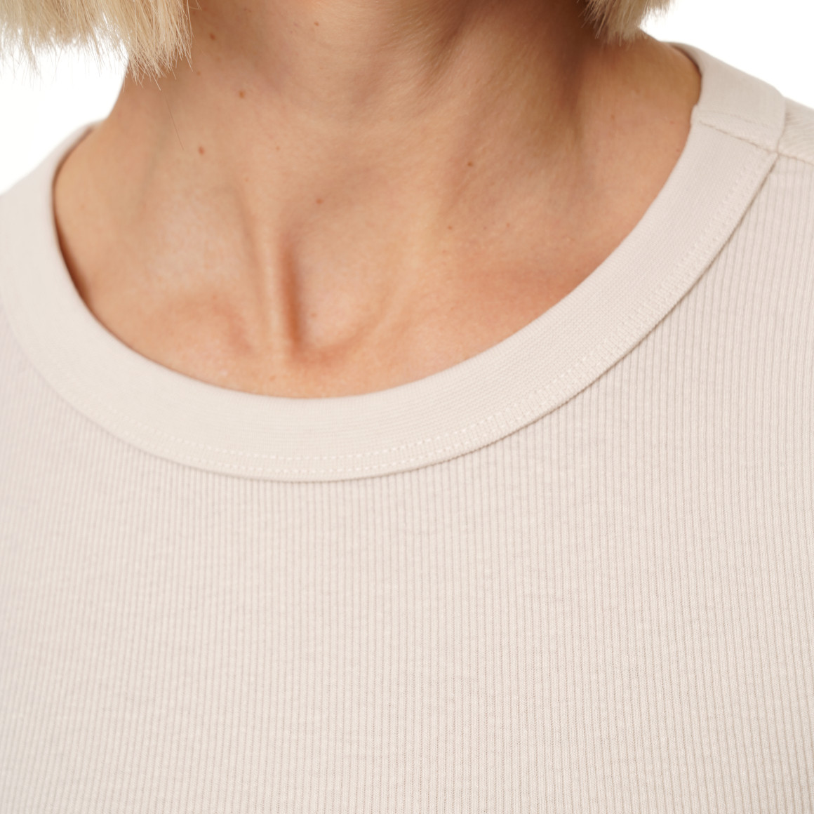 Damen Langarmshirt aus Feinripp