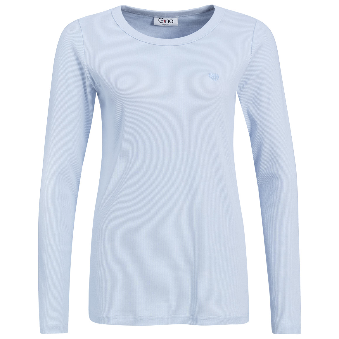 Damen Langarmshirt aus Feinripp